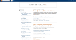 Desktop Screenshot of koryinsurance.blogspot.com