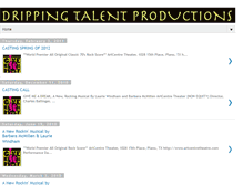 Tablet Screenshot of drippingtalentprod.blogspot.com