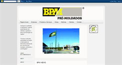 Desktop Screenshot of bpmpremoldados.blogspot.com