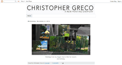 Desktop Screenshot of christophergreco.blogspot.com