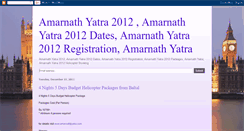 Desktop Screenshot of amarnathyatra2012.blogspot.com