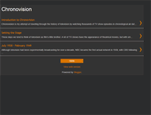 Tablet Screenshot of chronovision.blogspot.com