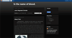 Desktop Screenshot of evilserialkillersblog.blogspot.com