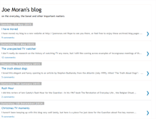 Tablet Screenshot of joemoransblog.blogspot.com