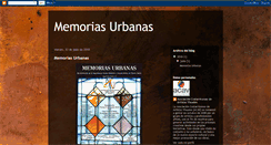 Desktop Screenshot of memoriasurbanas-acav.blogspot.com
