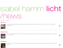 Tablet Screenshot of isabel-hamm-licht-de.blogspot.com