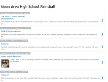 Tablet Screenshot of moonhspaintball.blogspot.com