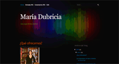 Desktop Screenshot of mariadubricia.blogspot.com