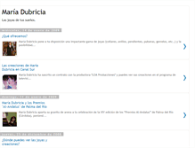 Tablet Screenshot of mariadubricia.blogspot.com