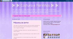 Desktop Screenshot of costuraepaninhos.blogspot.com