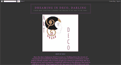 Desktop Screenshot of dreamingindecodarling.blogspot.com