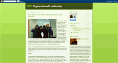 Desktop Screenshot of organizationalldr.blogspot.com