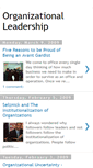 Mobile Screenshot of organizationalldr.blogspot.com