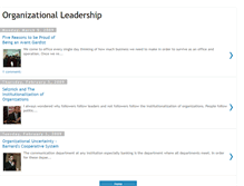 Tablet Screenshot of organizationalldr.blogspot.com