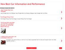 Tablet Screenshot of newbestcarinformationandperformance.blogspot.com