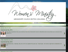 Tablet Screenshot of mcbcwomensministry-bridgingthegap.blogspot.com