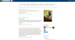 Desktop Screenshot of culturemediaanded.blogspot.com