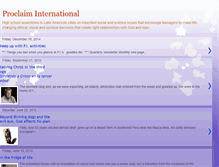 Tablet Screenshot of proclaiminternationalorg.blogspot.com