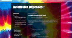 Desktop Screenshot of lafoliedescupcakes.blogspot.com
