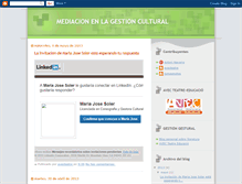 Tablet Screenshot of mediacionenlagestioncultural.blogspot.com