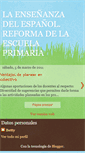 Mobile Screenshot of ensenanzadeespanolreformaprimaria.blogspot.com