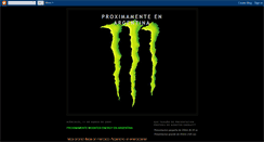 Desktop Screenshot of monsterenergyargentina.blogspot.com