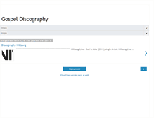 Tablet Screenshot of gospeldiscography.blogspot.com