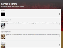 Tablet Screenshot of merhabacanim.blogspot.com