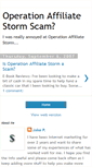 Mobile Screenshot of operation-affiliate-storm-scam.blogspot.com