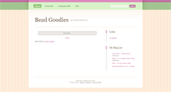 Desktop Screenshot of beadgoodies-chat.blogspot.com