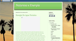 Desktop Screenshot of naturezaeenergia2010.blogspot.com