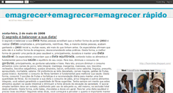 Desktop Screenshot of emagreceredieta.blogspot.com