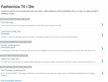 Tablet Screenshot of fashionista-til-i-die.blogspot.com