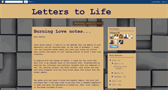 Desktop Screenshot of lifeinaletters.blogspot.com