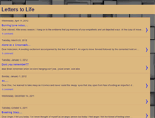 Tablet Screenshot of lifeinaletters.blogspot.com
