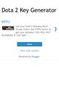Mobile Screenshot of dota2betakeys4free.blogspot.com