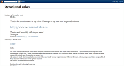 Desktop Screenshot of occasionalcakes.blogspot.com