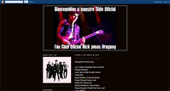 Desktop Screenshot of fancluboficialnickjonasuruguay.blogspot.com