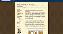 Desktop Screenshot of comparebestprostate.blogspot.com
