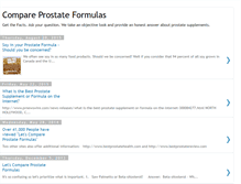 Tablet Screenshot of comparebestprostate.blogspot.com