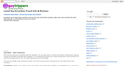 Desktop Screenshot of gaytrippers.blogspot.com