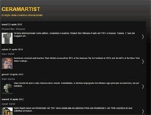 Tablet Screenshot of ceramartist.blogspot.com