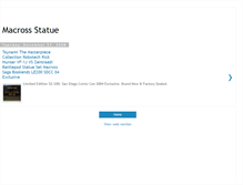 Tablet Screenshot of comicmangastuff-macrossstatue.blogspot.com