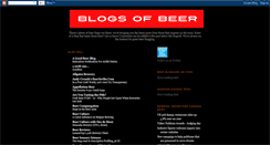 Desktop Screenshot of blogsofbeer.blogspot.com
