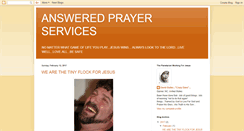 Desktop Screenshot of answeredprayerservices.blogspot.com