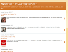 Tablet Screenshot of answeredprayerservices.blogspot.com