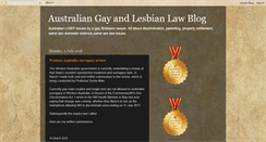 Desktop Screenshot of lgbtlawblog.blogspot.com