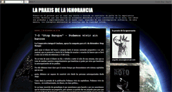 Desktop Screenshot of lapraxisdelaignorancia.blogspot.com