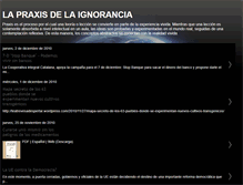 Tablet Screenshot of lapraxisdelaignorancia.blogspot.com