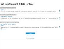 Tablet Screenshot of freestarcraft2beta.blogspot.com